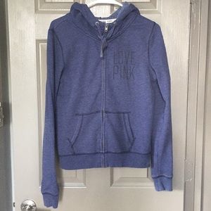 PINK Victoria Secret Full Zip Sweatshirt, Size S